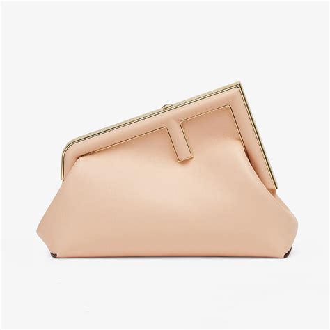 fendi first small pink leather bag|fendi bag price list.